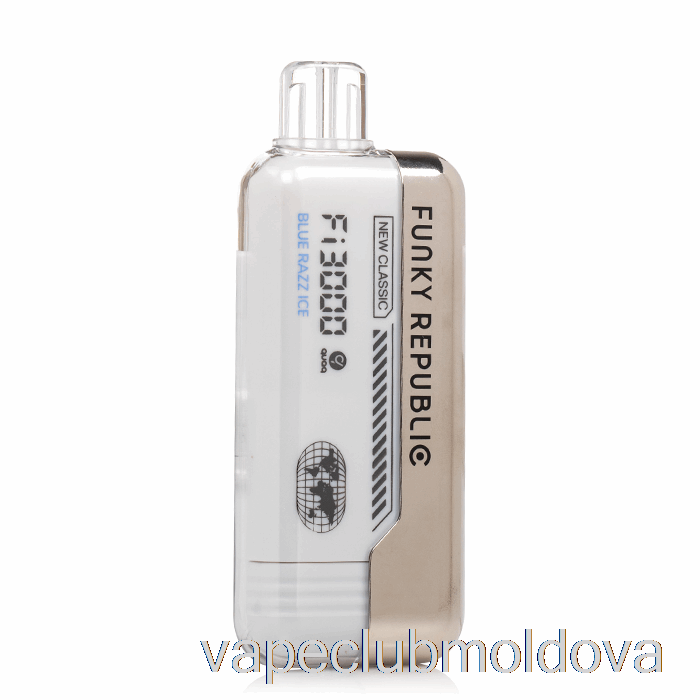 Kit Vape Pod Funky Republic Fi3000 De Unică Folosință Blue Razz Ice